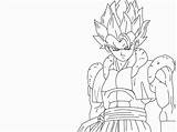 Coloring Gogeta Pages Goku Ssgss Dragon Ball Getcolorings Color Getdrawings sketch template