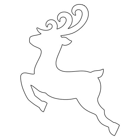 reindeer template printables printable templates