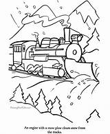 Coloring Train Pages Winter Printable Color Trains Kids Polar Express Clip Printables Sheets Blank Coal Print Choo Engine Steam Clipart sketch template