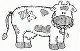 Coloring Cow Pages Printable Face Comments Cute Coloringhome sketch template