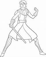 Star Anakin Clone sketch template