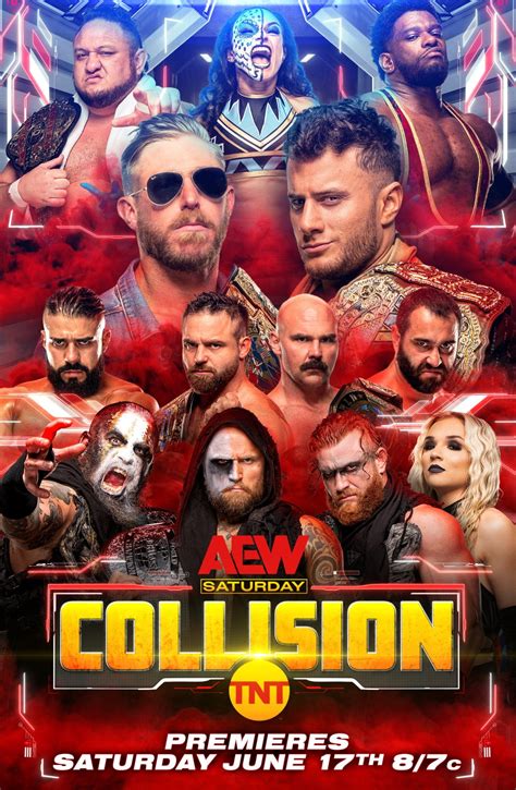 aew collision show officially announced logo  details revealed wrestletalk