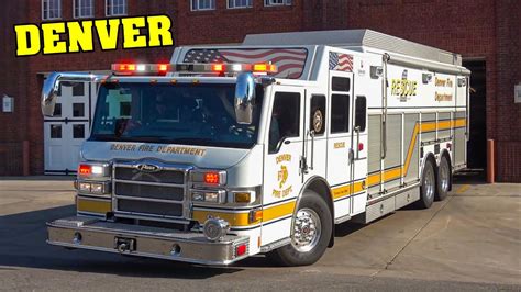 urgent responses denver fire department rescue  engine  ems ambulance  responding