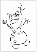 Olaf Coloring Pages Frozens sketch template