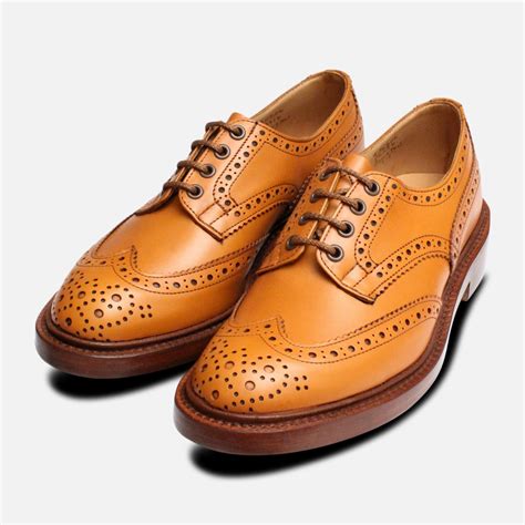 trickers bourton acorn brogue shoes ebay