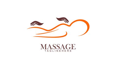 body massage logo vector illustration graphic  deemka studio