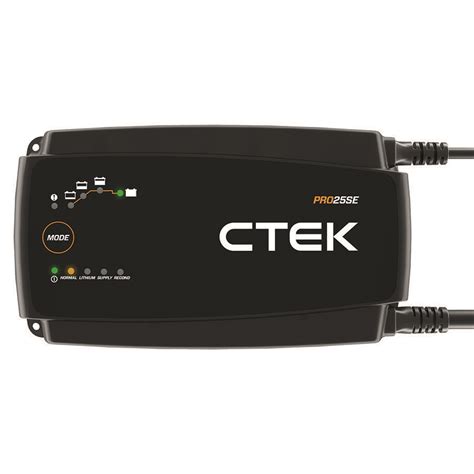 ctek prose   battery charger lithium capable  cables wall bracket ebay