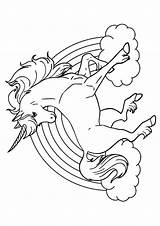 Eenhoorn Uitprinten Een Eenhoorns Flinke Dier Hoorn Spiraalvormige Beschreven Mythische sketch template