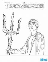 Percy Jackson Coloring Pages Poseidon Monsters Printable Sea Son Color Kids Books Colouring Trident Book Sheets Hellokids Print Drawings Annabeth sketch template