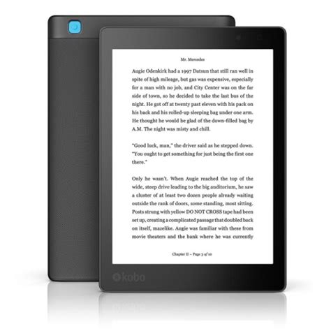 kobo unveils kobo aura    ereader     storage liliputing