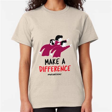 make a difference women s t shirts and tops redbubble