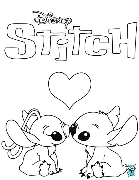 romance stitch  angel coloring pages angel coloring pages