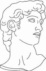 Michelangelo Lineart Mythology Greece Classical Desenhos sketch template