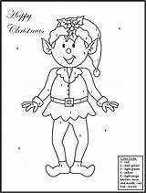 Christmas Number Color Coloring Elf Pages Printables Numbers Printable Colour Feliz Navidad Kids Games Clipart Drawing Worksheets Popular Rocks Activity sketch template