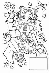 Precure Hugtto Cure Yell Nono Hana Zerochan sketch template