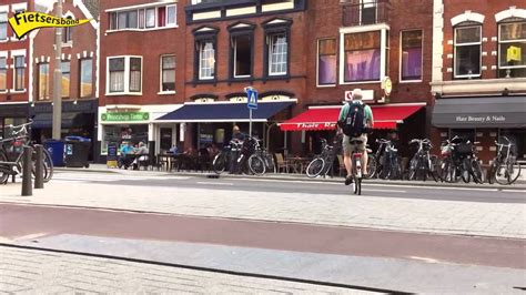 gratis circusact op de fiets bij ah oudedijk youtube