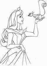 Coloring Pages Aurora Princess Disney Squirrel Library Clipart Comments Megazord sketch template
