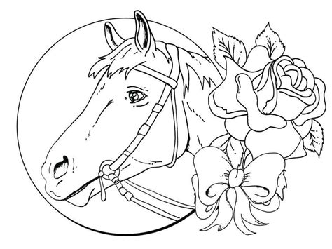 horse coloring pages  kids adults  printables horse