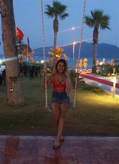 geordie shore s zahida allen spills from her bikini with