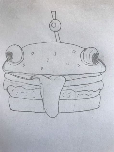 durr burger drawing art fortnite battle royale armory amino
