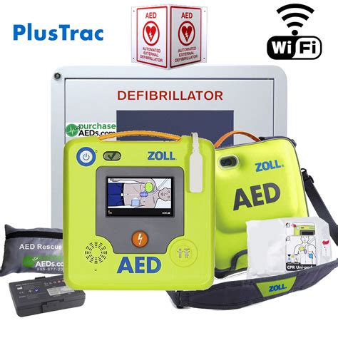 zoll aed  wifi connected bundle  aed plustrac yr purchase aeds
