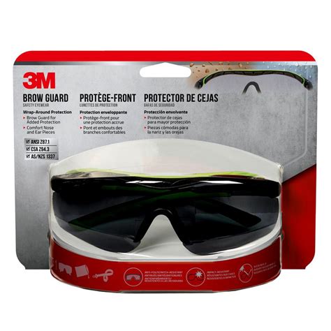 3m sports inspired design grey frame with tinted anti fog lenses