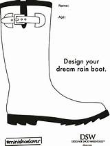 Rain Coloring Boots Pages Template Boot Dfw Dsw Saturday Event Class Store School Printable sketch template