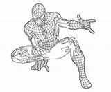 Coloring Pages Spiderman Spider Man Amazing Ultimate Marvel Printable Drawing Super Heroes Superheroes Drawings Sheets Colouring Clipart Avengers Library Realistic sketch template