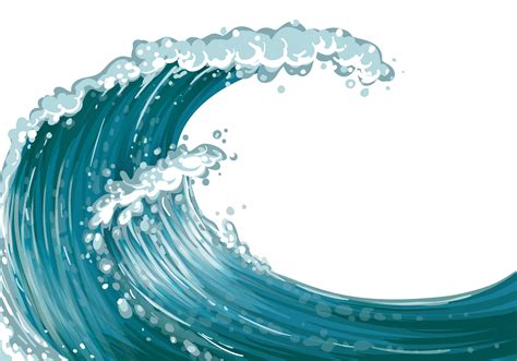 waves ocean wave clip art  vector