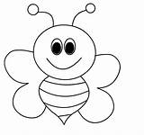 Bee Coloring Pages Preschool Kids Template Drawing Kindergarten Printable Bees Bumble Preschoolcrafts Sheets Bumblebee Animal Crafts Fish Beehive Templates Baby sketch template