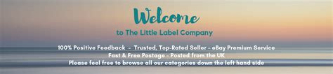 label company ebay stores