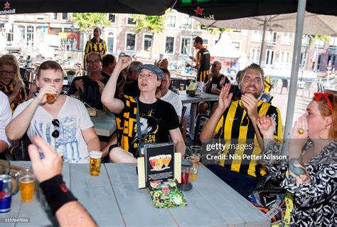 fans  bk haecken   bar  central alkmaar     uefa news photo getty images