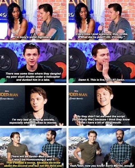 times tom holland  simply  pure   world tom holland marvel funny marvel