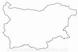 Bulgaria Map Outline Blank Freeworldmaps Country Political Reproduced sketch template