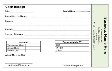 receipt  payment account