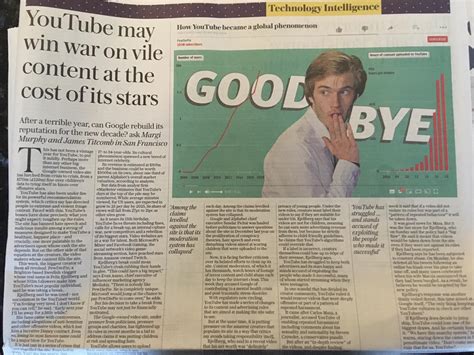 accurate article  youtube   telegraph   pewds quoted  times