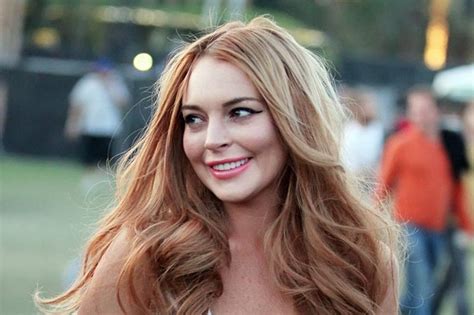 Lindsay Lohan At Coachella Looking Gorgeous In A White Mini Dress