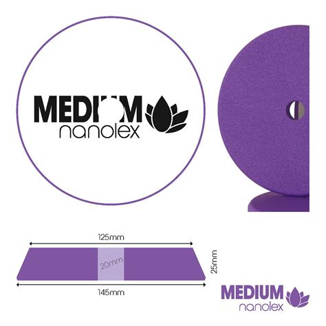 nanolex polishing pad da xx medium purple  nanolex webshop