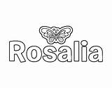 Rosalia sketch template