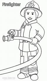Coloring Pages Firefighter Kids Adults Print sketch template