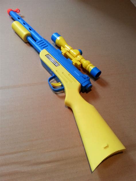call  duty nerf style pump action shooter rifle sticky target fun toy dart gun