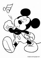 Mickey Coloring Mouse Pages Browser Window Print sketch template
