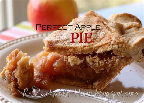 Remarkable Home Perfect Apple Pie {recipe}