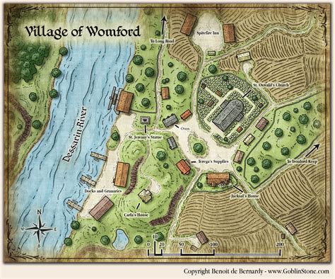 small village rpg map amazing concept