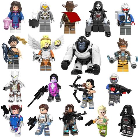 Overwatch Game Character Minifigures Lego Compatible Ow Set