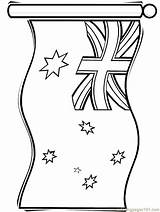 Coloring Pages Flags Country Popular Australia Flag sketch template