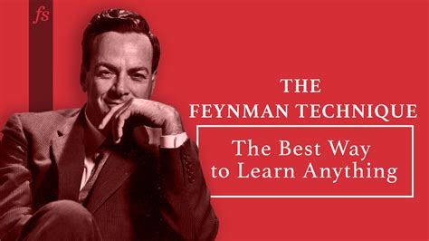 feynman learning technique