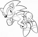 Coloring Pages Sonic Online Print sketch template