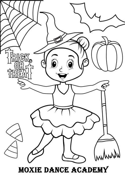 halloween coloring contest moxie dance academy