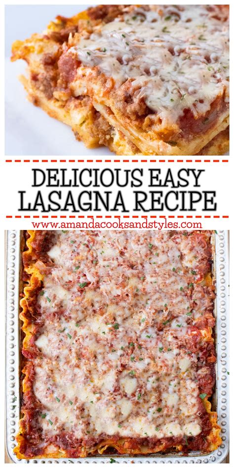 classic sausage lasagna recipe easy lasagna recipe recipes